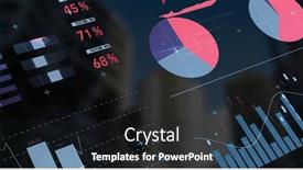  Presentation with connections - Slides featuring image-of-data-processing-over background and a dark gray colored foreground