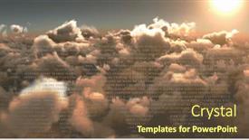  Presentation with image processing - Slides consisting of image-of-data-processing-over background and a tawny brown colored foreground