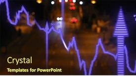  Presentation with digital image processing - Presentation theme featuring image-of-data-processing-over background and a wine colored foreground