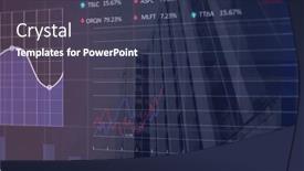  Presentation with digital image processing - PPT theme enhanced with image-of-data-processing-over and a tawny brown colored foreground