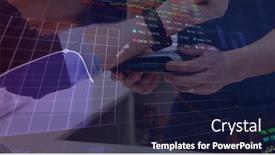  Presentation with digital image processing - Slide set featuring image-of-data-processing background and a wine colored foreground