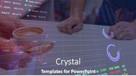  Presentation with digital image processing - Slides enhanced with image-of-data-processing background and a  colored foreground