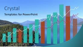  Presentation with processing - Slide set with image-of-data-processing background and a light blue colored foreground