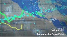  Presentation with digital image processing - Theme featuring image-of-data-processing background and a gray colored foreground