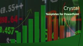  Presentation with green cloud computing - Slide set having image-of-data-processing background and a tawny brown colored foreground