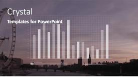  Presentation with image processing - Theme consisting of image-of-data-processing background and a  colored foreground