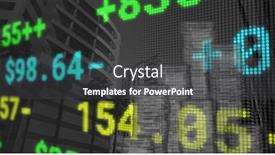  Presentation with digital image processing - Slide deck enhanced with image-of-data-processing background and a dark gray colored foreground