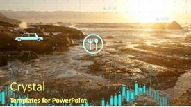  Presentation with image processing - Presentation having image-of-digital-screen background and a tawny brown colored foreground