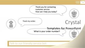  Presentation with chat - Theme featuring image-of-digital-screen background and a white colored foreground