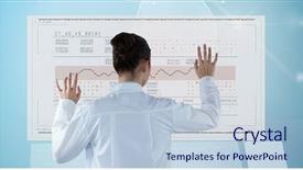  Presentation with digital image - Slide deck with image of doctor checking medical background and a lemonade colored foreground