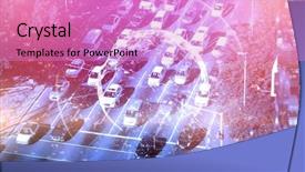  Presentation with traffic road - Audience pleasing PPT layouts consisting of image of earth with different backdrop and a lilac colored foreground