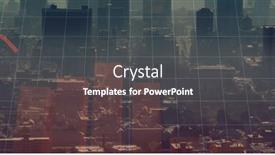  Presentation with data processing - PPT layouts having image-of-finacial-data-processing background and a dark gray colored foreground