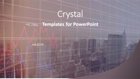  Presentation with image processing - Slide set consisting of image-of-finacial-data-processing background and a gray colored foreground