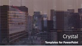  Presentation with image processing - Presentation enhanced with image-of-finacial-data-processing background and a dark gray colored foreground