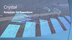  Presentation with education data - Slide deck consisting of image-of-financial-data-over background and a seafoam green colored foreground