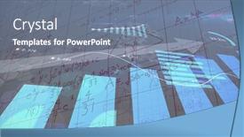  Presentation with education data - Presentation having image-of-financial-data-over background and a gray colored foreground