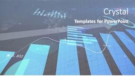  Presentation with education data - Slide set enhanced with image-of-financial-data-over background and a seafoam green colored foreground