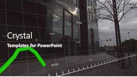  Presentation with housing market - PPT theme enhanced with image-of-financial-data-processing background and a dark gray colored foreground