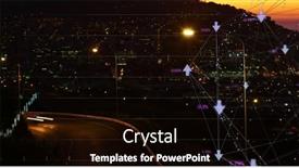  Presentation with housing market - Slide deck enhanced with image-of-financial-data-processing background and a black colored foreground