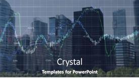  Presentation with processing - PPT theme having image-of-financial-data-processing background and a tawny brown colored foreground