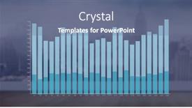  Presentation with image processing - Presentation theme enhanced with image-of-financial-graph-over background and a ocean colored foreground