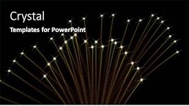  Presentation with fireworks - Presentation theme enhanced with image-of-fireworks-exploding-over background and a black colored foreground