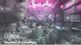  Presentation with connections - Presentation theme featuring image-of-first-composition background and a gray colored foreground