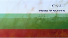  Presentation with international politics - Slide set with image-of-flag-of-bulgaria background and a sky blue colored foreground