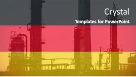  Presentation with politics - Presentation theme enhanced with image-of-flag-of-germany background and a dark gray colored foreground