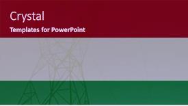  Presentation with international politics - Presentation consisting of image-of-flag-of-hungary background and a wine colored foreground