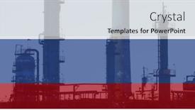  Presentation with russia flag - Presentation theme consisting of image-of-flag-of-russia background and a lemonade colored foreground