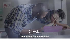  Presentation with lights - PPT layouts enhanced with image-of-flashing-lights-over background and a gray colored foreground