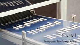  Presentation with food industry - PPT layouts featuring image of food industry equipment background and a light blue colored foreground