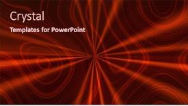  Presentation with global red - Presentation theme featuring image-of-glowing-qr-code background and a wine colored foreground