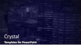  Presentation with data security - Theme with image-of-glowing-white-qr background and a navy blue colored foreground