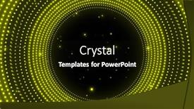  Presentation with movement - PPT layouts consisting of image-of-glowing-yellow-spots background and a black colored foreground