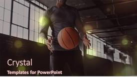  Presentation with digital image - Slides enhanced with image-of-golden-dots-floating and a wine colored foreground