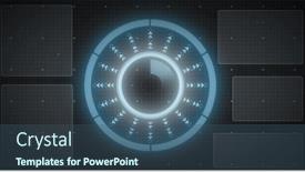  Presentation with digital image processing - Theme having image-of-gr-code background and a ocean colored foreground