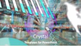  Presentation with digital image processing - Theme enhanced with image-of-graph-charts-globe background and a gray colored foreground