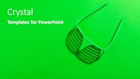  Presentation with irish - Slide set consisting of image-of-green-glasses background and a dark gray colored foreground