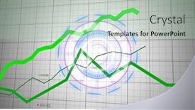  Presentation with image processing - PPT layouts with image-of-green-line-processing background and a mint green colored foreground