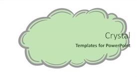  Presentation with global education - Presentation theme enhanced with image-of-green-speech-bubble background and a soft green colored foreground