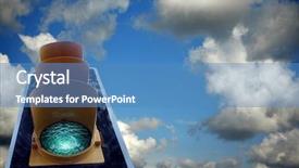  Presentation with green traffic light - Slide deck featuring image of green traffic light background and a teal colored foreground