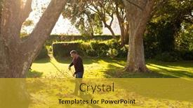  Presentation with happy-image - Theme featuring image-of-happy-caucasian-senior background and a  colored foreground