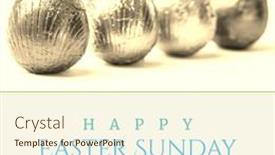  Presentation with celebration - Presentation theme featuring image-of-happy-easter-sunday background and a cream colored foreground