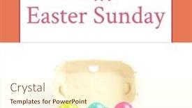  Presentation with text box - Slide deck consisting of image-of-happy-easter-sunday background and a cream colored foreground