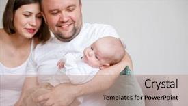  Presentation with married couple hearts - Beautiful PPT theme featuring image of happy married couple backdrop and a  colored foreground