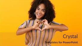  Presentation with africas cute - Cool new slides with image of happy young african backdrop and a  colored foreground