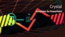  Presentation with masks - PPT theme featuring image-of-hello-text background and a wine colored foreground