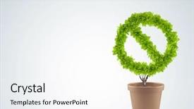  Presentation with chemistry leaves green leaf - Presentation theme featuring image of human hand cutting background and a white colored foreground